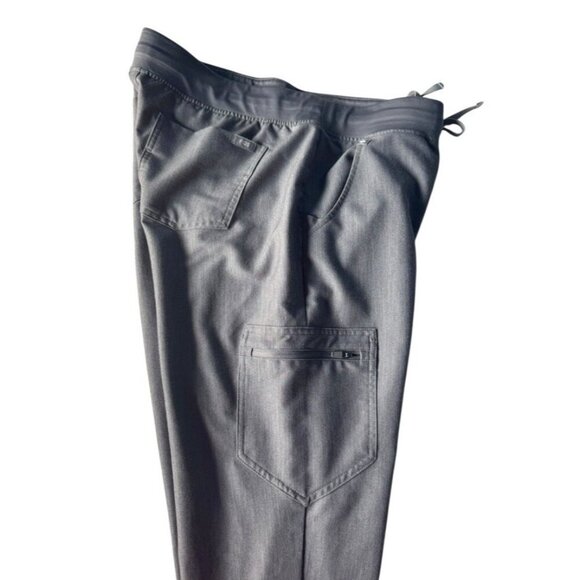 Figs Women's Sz M Gray Zamora Technical Collection Scrub Pants Joggers - Picture 8 of 11